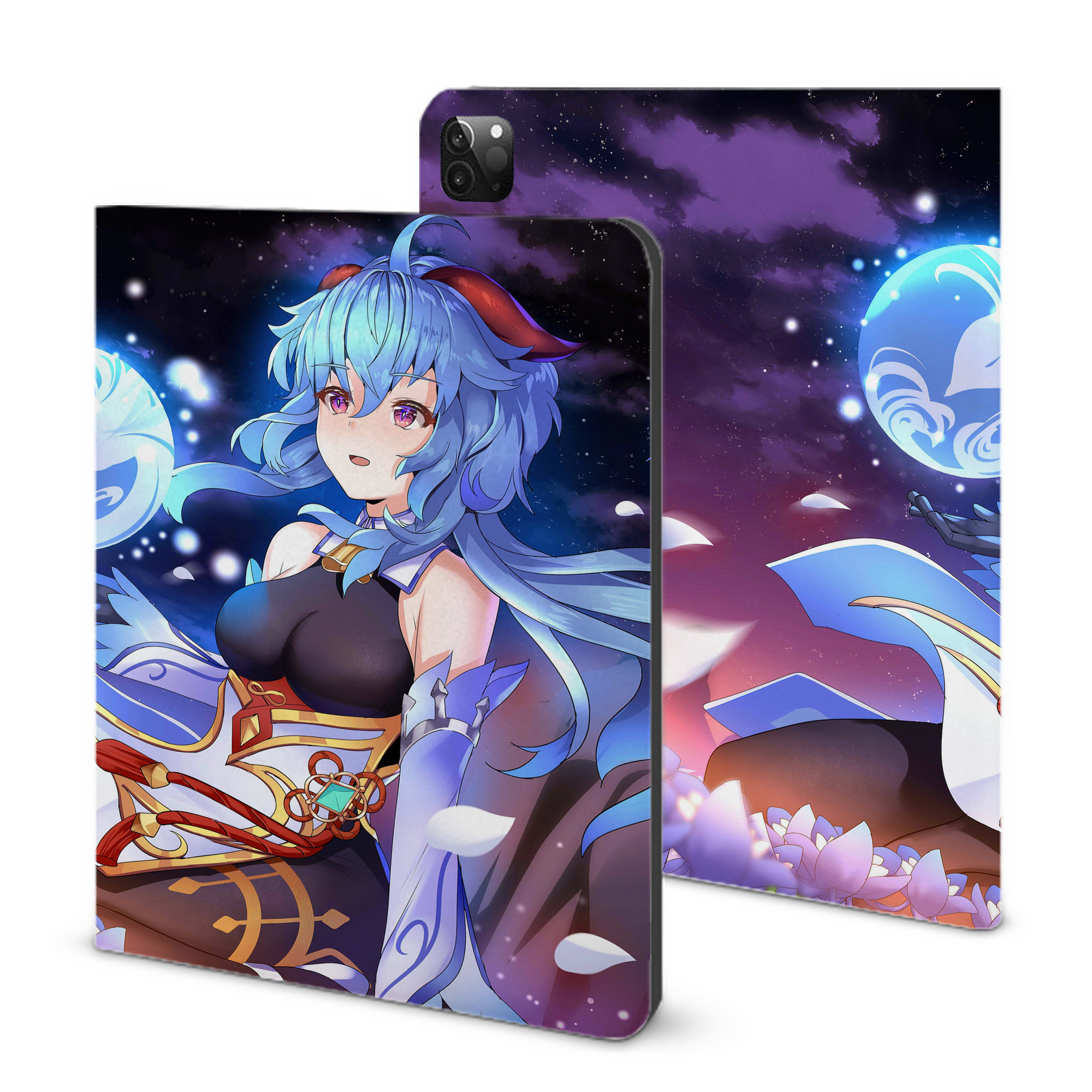 げんし神 genshin IPadケース ペンホルダー付き ブックスタイルデザイン
